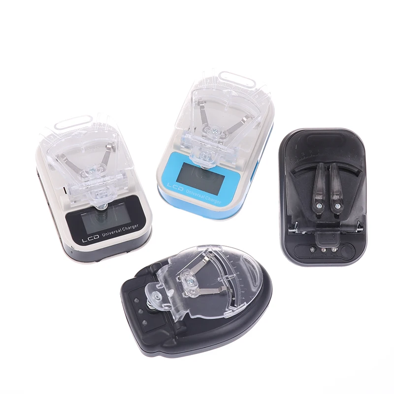 Multipurpose LCD Universal Charger for Extra Mobile Batteries, Compatible with US/EU Plug