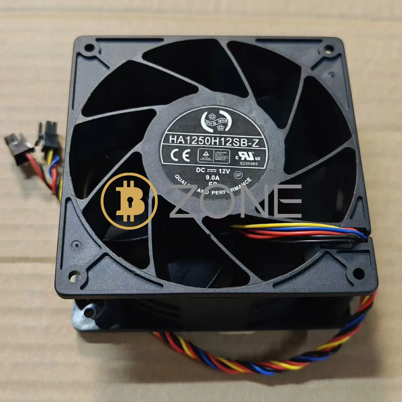 Dual 4Pin HA1250H12SB-Z DC12V 9.0A 12050 12CM Cooling Fan For Avalon A1346 A13466 1346 1366 Miner Fan Double Connector Cooler