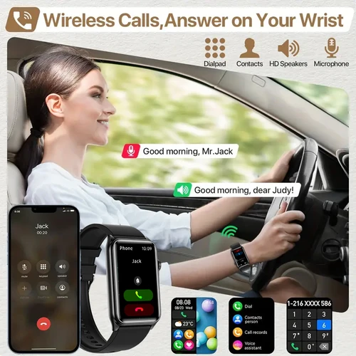 Imagen 2 del producto 2026 nuevas mujeres 24/7 reloj inteligente de salud 1,57 pulgadas AMOLED AI diagnóstico presión arterial BT llamada rastreador de sueño Menstrual relojes inteligentes