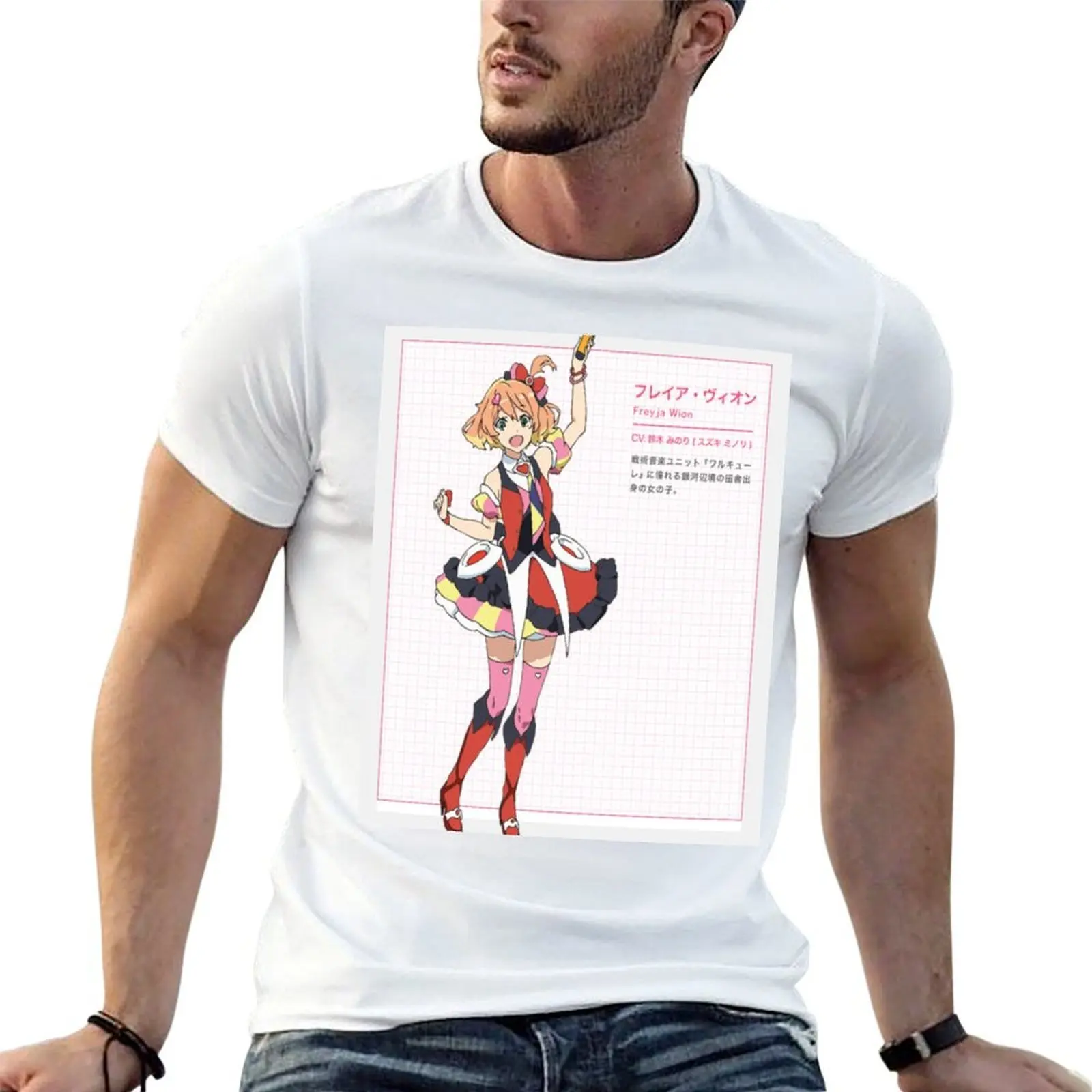 Macross Delta (Freyja Wion) T-Shirt summer 2026 luxury designer mens designer t shirt