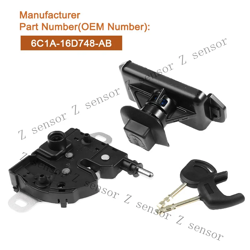Z+ FOR FORD TRANSIT MK7 BONNET LOCK AND LATCH WITH 2 KEYS 2006 - 2011 2.2 TDCi RWD
