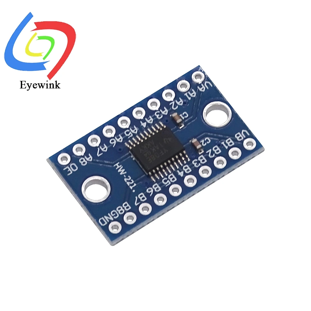 TXS0108E وحدة تحويل المستوى المزدوجة الكاملة عالية السرعة 8 بت محول جهد ثنائي الاتجاه