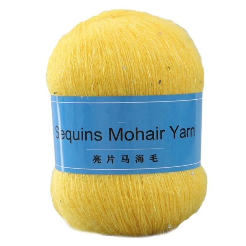 

Sequins Colorful Beaded Yarn Versatile and Stylish for DIY Sweaters and Hats