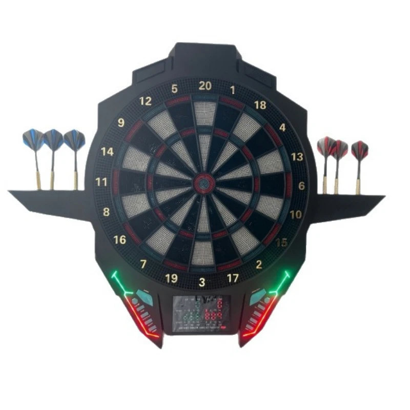 

Automatic scoring electronic LED light dart board soft dart board backlit large screen display dart board