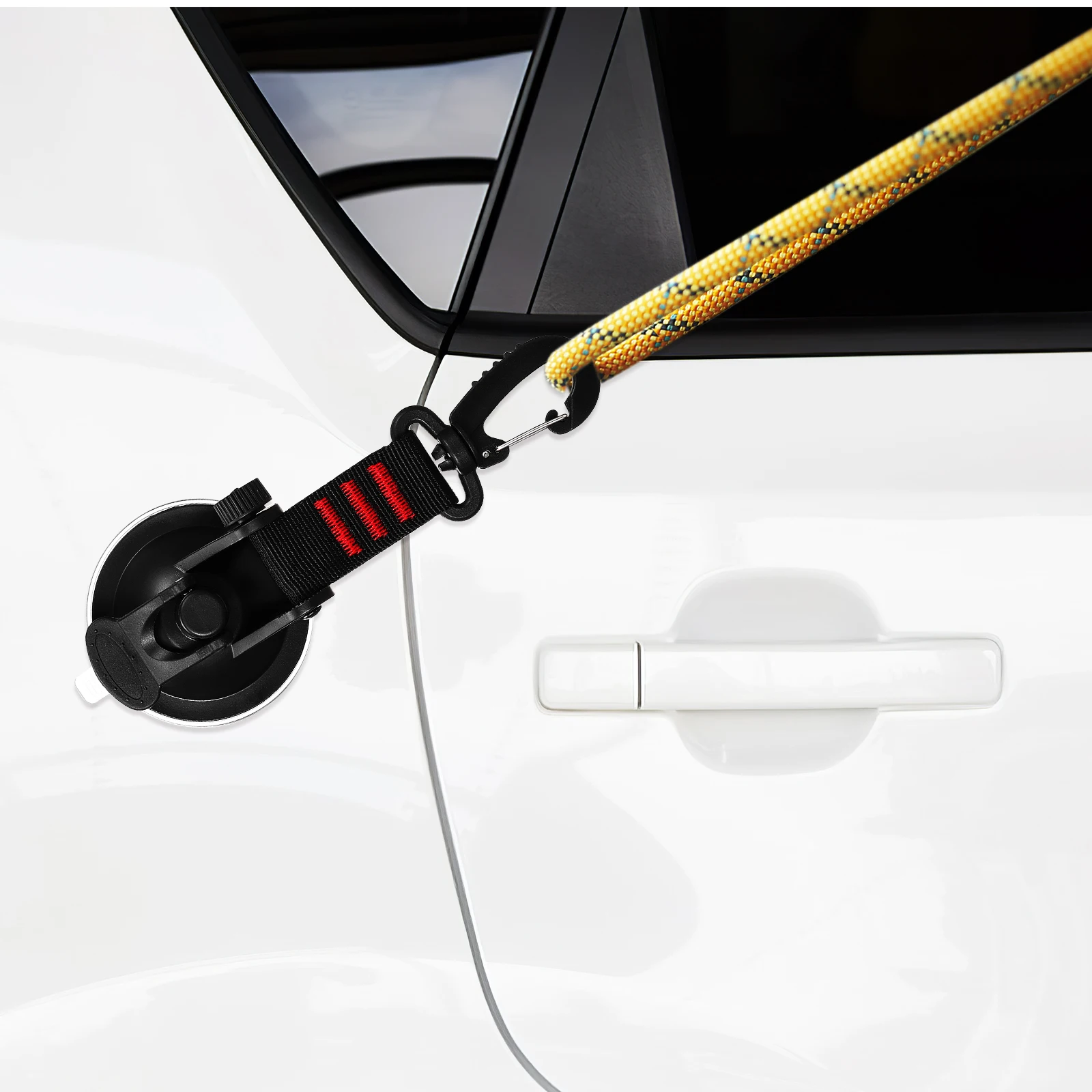 

4pcs Rotating Cup Hook Heavy Duty Sturdy Nylon Strap Strong Power Easy Install for Kitchen Car Home Office Tools Storage