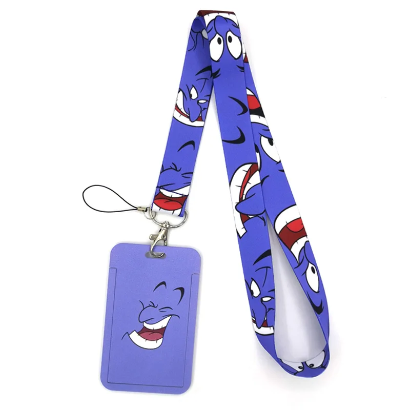 Aladdin and the magic lamp Art Cartoon Anime Fashion Lanyards Bus ID Name Work Card Holder Accessories Decorations Kid Gifts