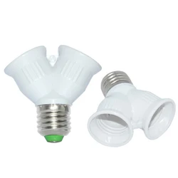 E27 do 2 E27 E27 lampa lampa gniazdo żarówki Adapter 2 E27 oprawka przedłużacz konwertera rozdzielacz gniazdka domowe do żarówek