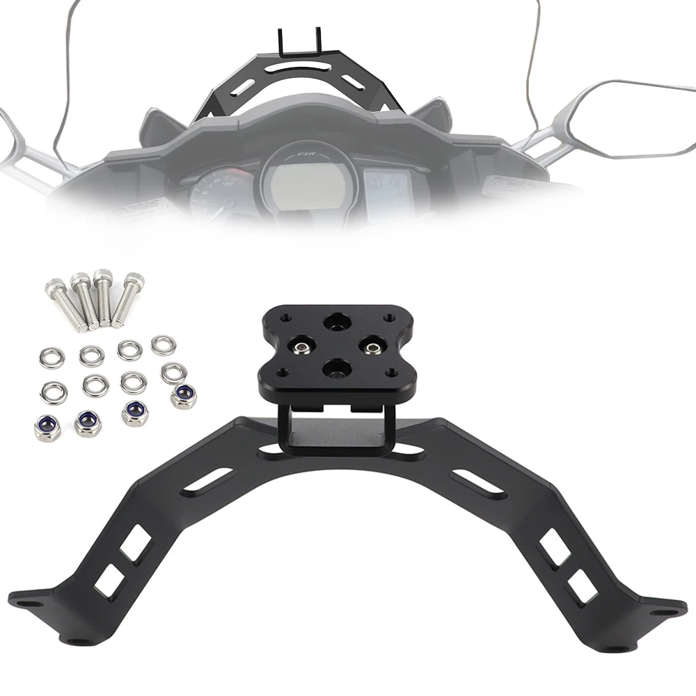 

GPS Mount Fit For Yamaha FJR1300 2013-2024 Motorcycle Aluminum Navigation Plate Bracket Windshield Mount Phone Stand Holder