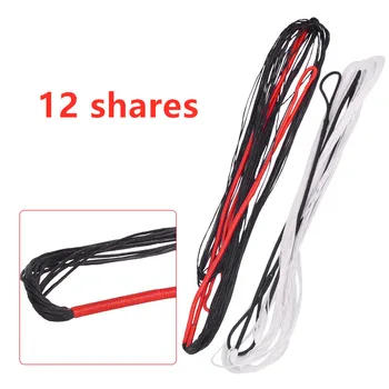 58/60/62/64/66/68/70 cali długość cięciwy łuk 12 udziały cięciwa akcesoria do prostego łuku łucznictwo polowanie strzelanie