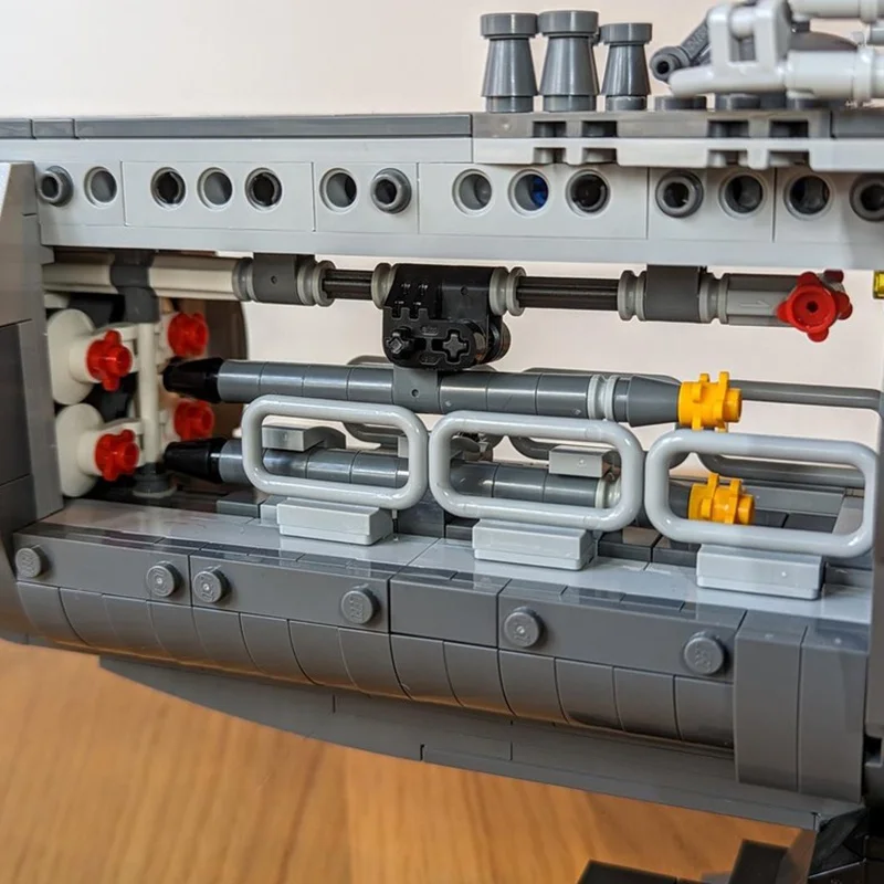 4565 قطعة MOC U قارب نوع VIIC قارب نموذج بناء هدية الكريسماس كتل العمارة تجميع لتقوم بها بنفسك التعليم لعبة الطوب عيد ميلاد #4