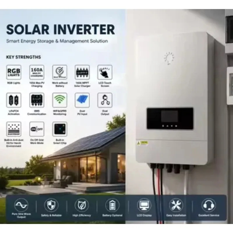 [Best Selling]Sunmart MAX-II-13.2KW 48VDC String Inverter 94% Efficiency MPPT Technology WiFi Enabled Lithium-Compatible 170-280
