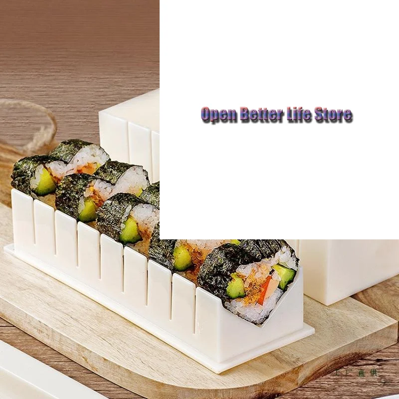 Juego de 3 Moldes para Hacer Sushi y Corazones de Arroz, Molde para Pastel Japonés, Molde Multifuncional, Herramienta para Hacer Sushi