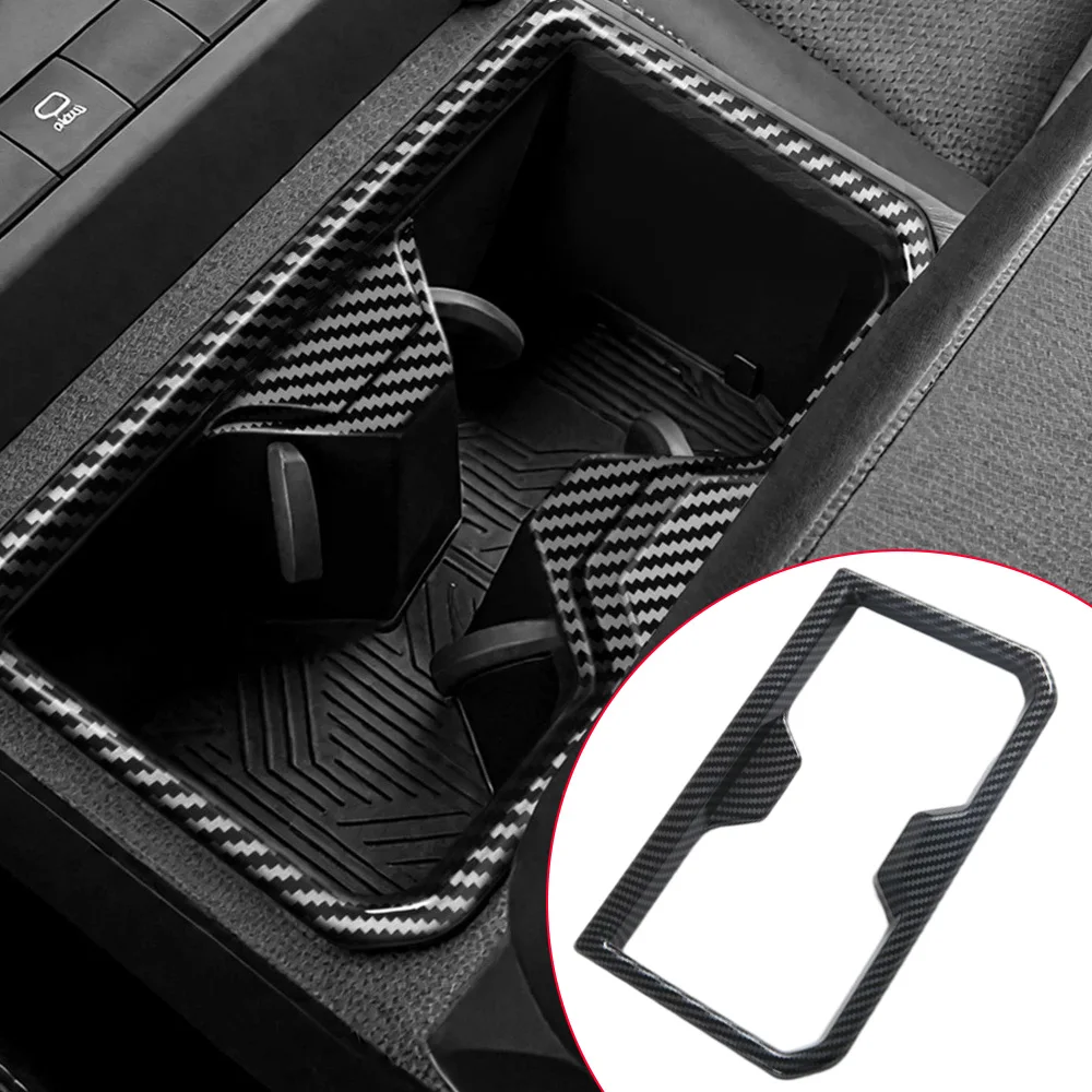 

For Toyota Tacoma 2024 2025 2026 4Runner 2025-2026 Car Central Console Cup Holder Panel Frame Armrest Cup Holder Trim Cover