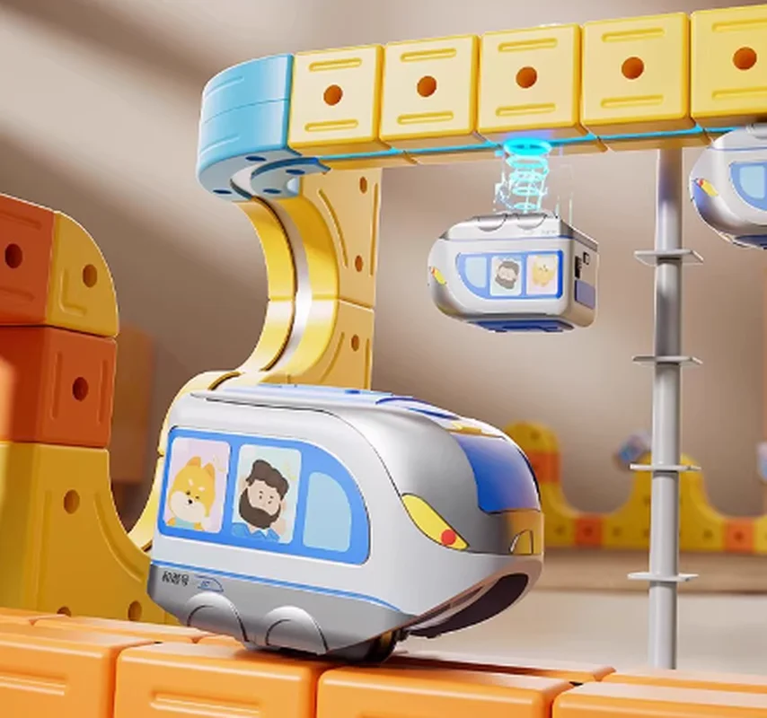 

Новый продукт в наличии, игрушка-поезд для мальчиков своими руками, магнитная дорожка 1:64, микромодель электромобиля, игрушка, образовательный детский подарок-сюрприз