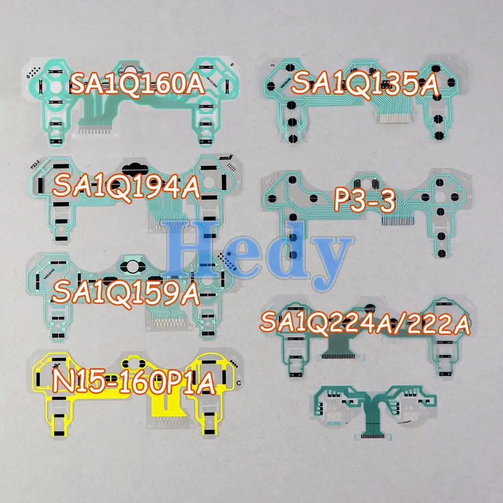 5PCS Conductive Film Keypad flex Cable For Playstation 3 PS3 SA1Q135A SA1Q160A SA1Q159A SA1Q194A P3-3 SA1Q224A N15-160P1A