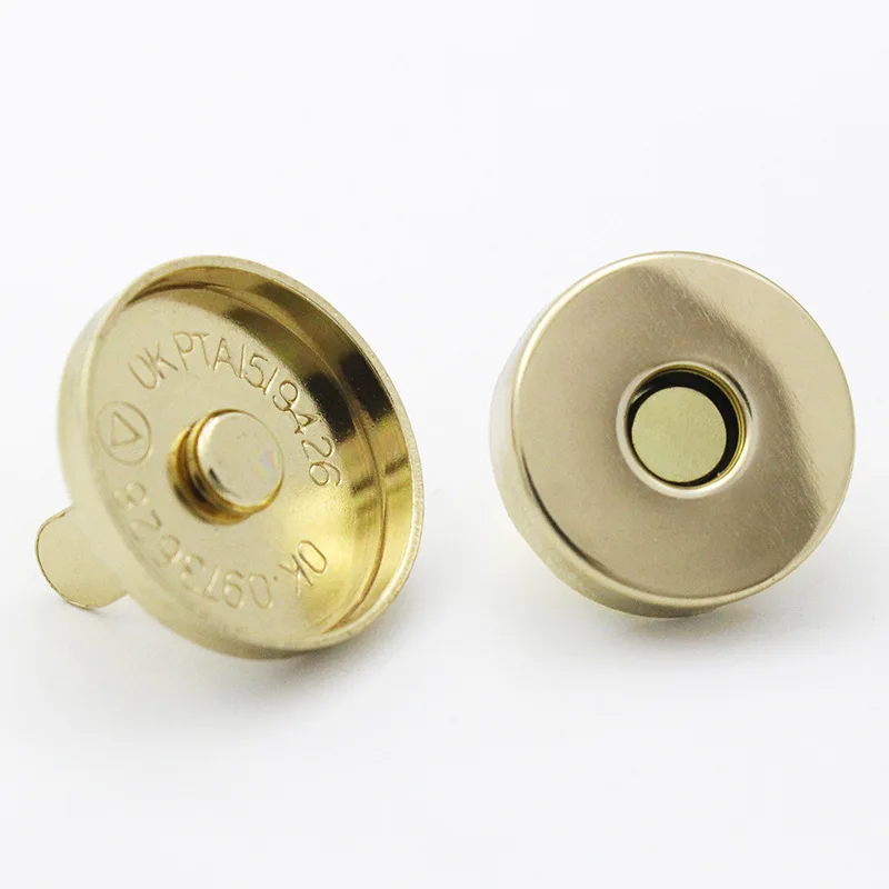 14-18mm Thin Magnetic Buttons Bags Magnet Automatic Adsorption Buckle Metal Buttons Snaps Wallet buttons