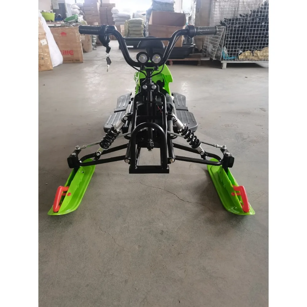 Commercial Investment Grade Model Adult and Child Commercial Rental 1000W 2 Seat Electric Snowmobile