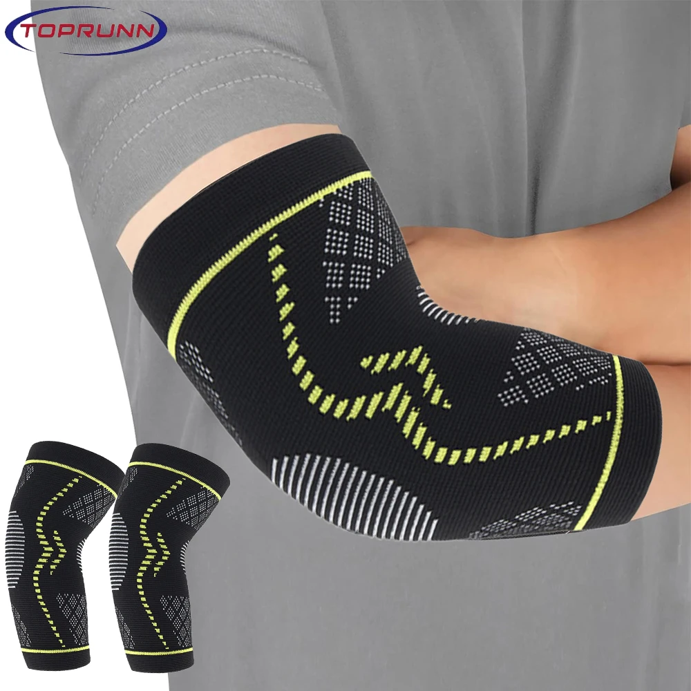 

1Pair Elbow Compression Sleeve Elbow Brace Arm Sleeves for Tendonitis, Tennis Elbow, Golfers, Weight Lifting