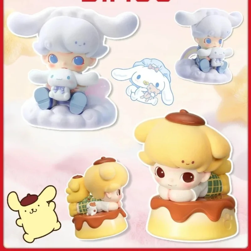 

POPMART DIMOO WORLD × Pudding Dog: Коллекционная фигурка ручной работы, модный подарок, предмет искусства для ценителей трендов