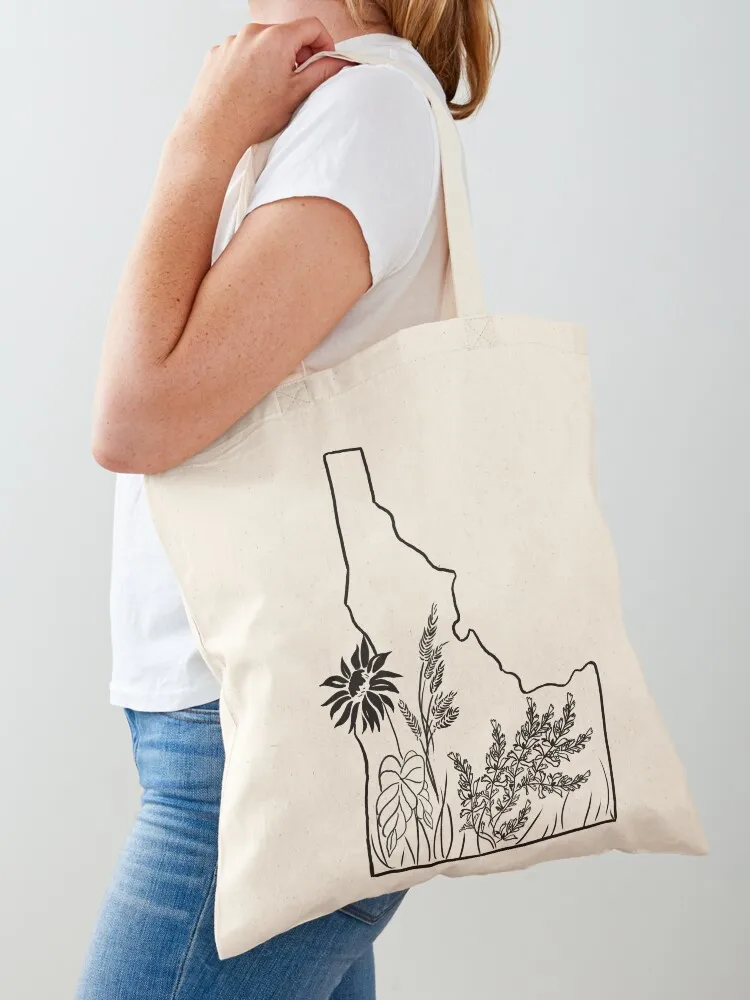 

Idaho Rangeland Tote Bag canvas bags shopping bags foldable Women's beach bags Gift