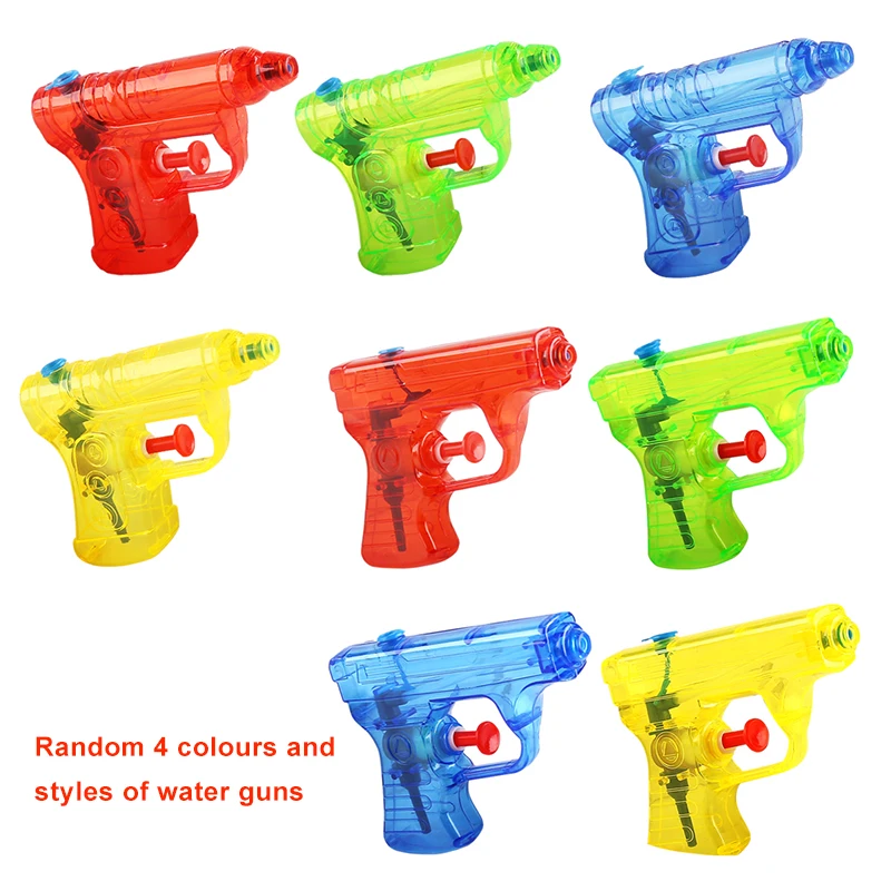 4 pistolet à eau jouet aléatoire pour enfants, jouet de plage, jouet de bain, pistolet à eau interactif parent-enfant, cadeau de noël et d'anniversaire