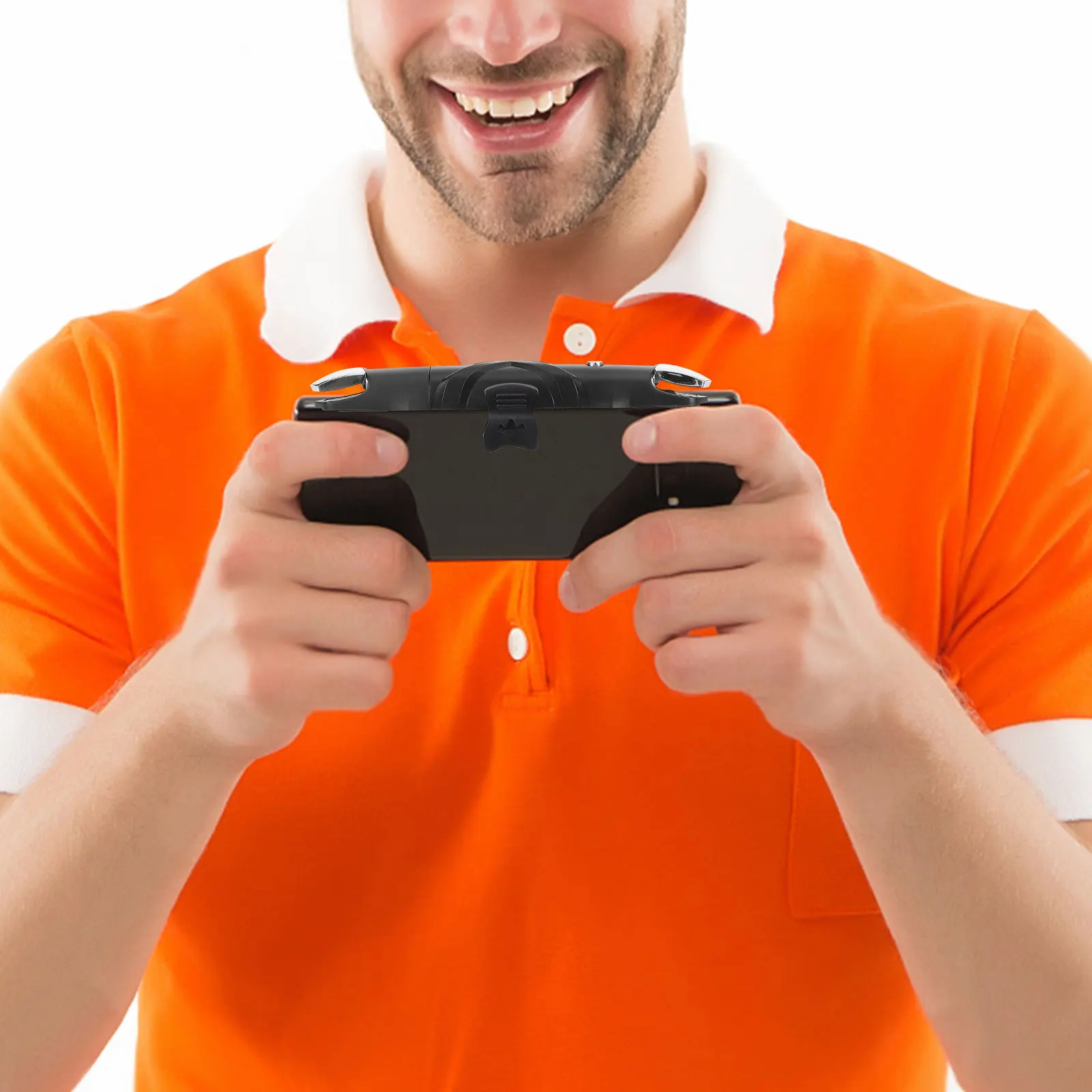 

Mobile Phone Controller Game Trigger High Sensitivity Easy Install No Case Removal Compatible Mobile Game Accessories Gaming