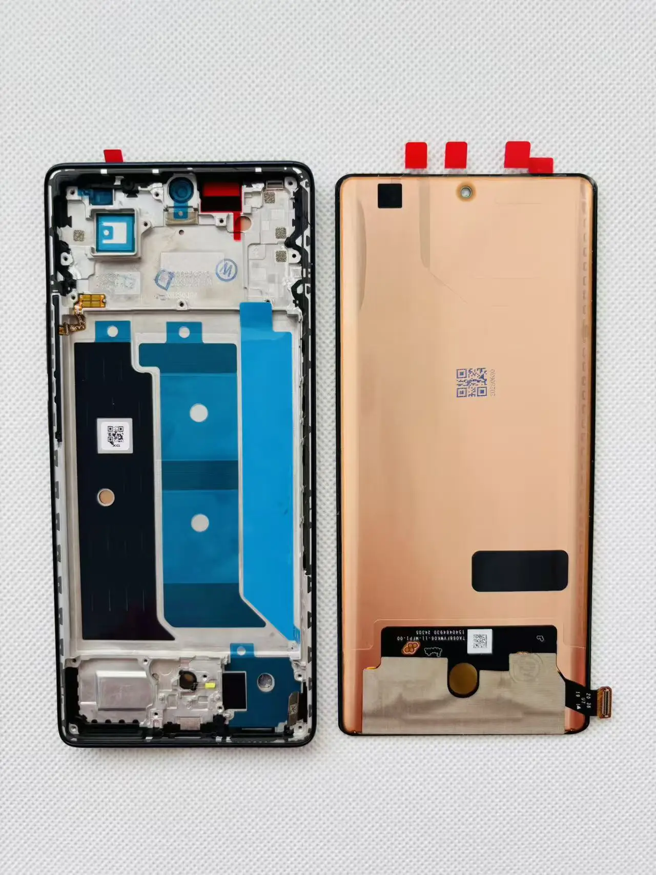 Oryginalny ekran AMOLED 6.78 cala do Infinix Hot 50 Pro Plus 4G LCD X6880, digitizer dotykowy do Hot 50 Pro 4G z ramką X6881 — zdjęcie produktu 7