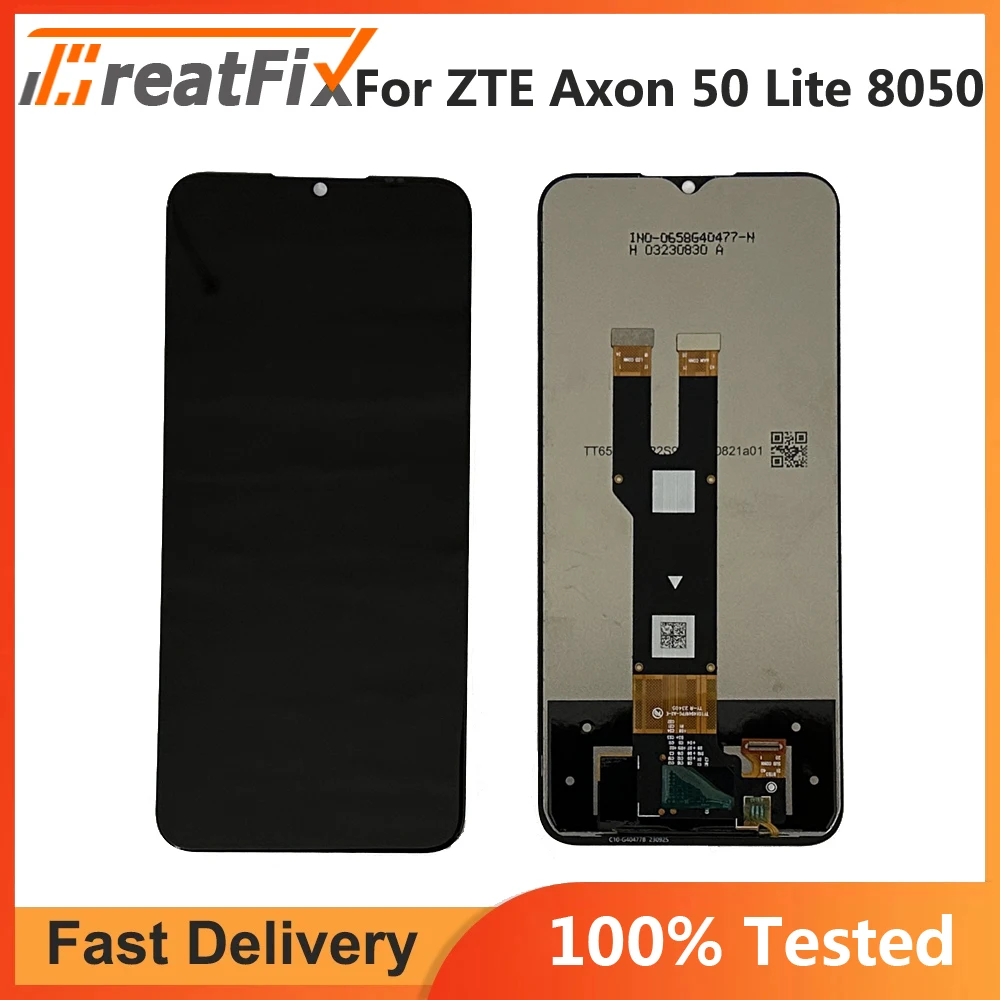 

6.6 Inch Black For ZTE Axon 50 Lite 8050 LCD DIsplay Touch Screen Digitizer Panel Assembly Replacement Axon50Lite LCD Parts