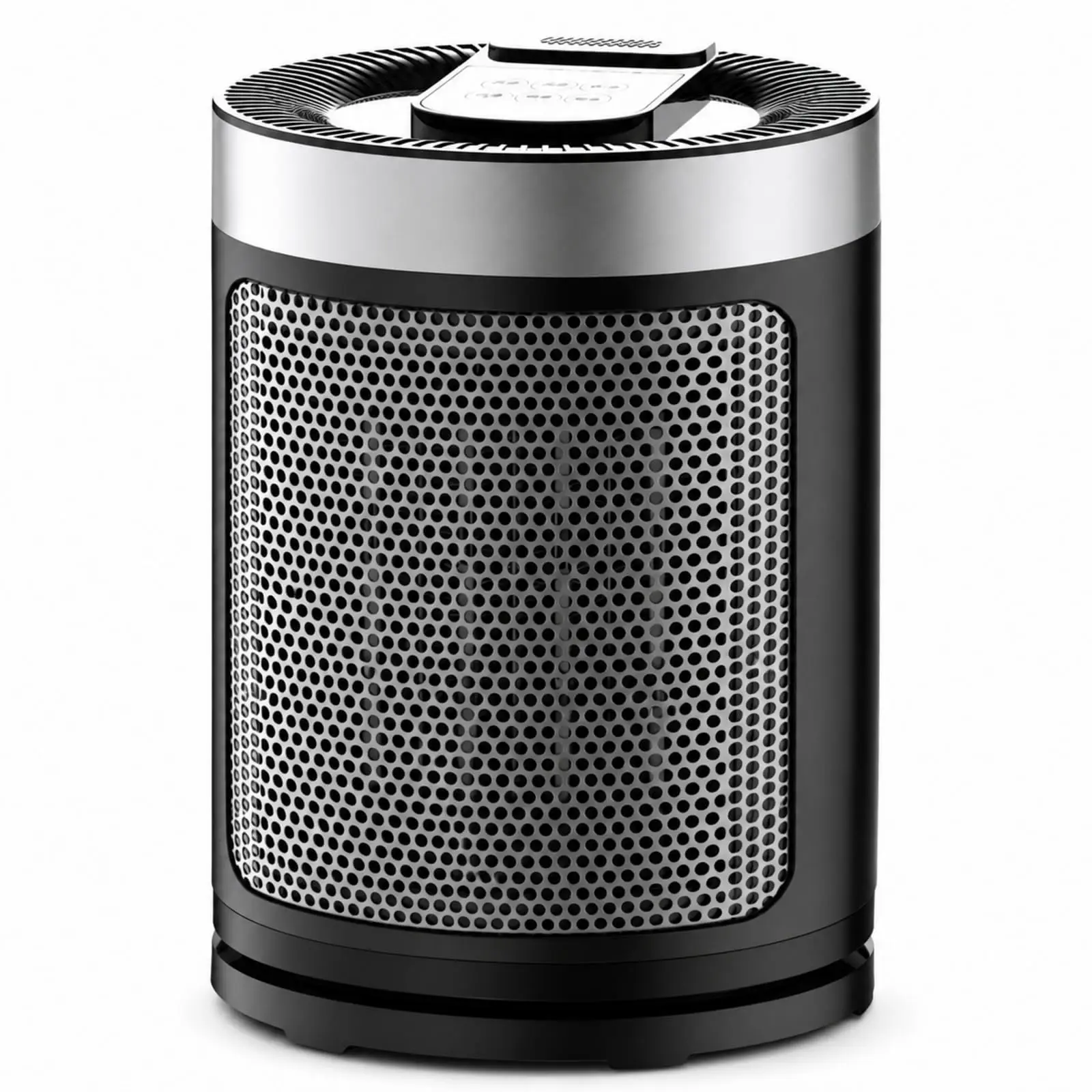 1500W Portable Ceramic Space Heater with PTC Heating, 4 Heat Settings, Adjustable Thermostat, 12H Timer & Digital Display, Quiet for Bedroom, Office, Home