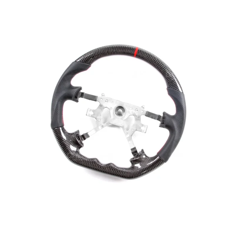 

Best Selling Custom Made 2009+ Carbon Fiber Peorated Leather Steering Wheel Sports and Luxury Design Style Fit 350Z 370Z