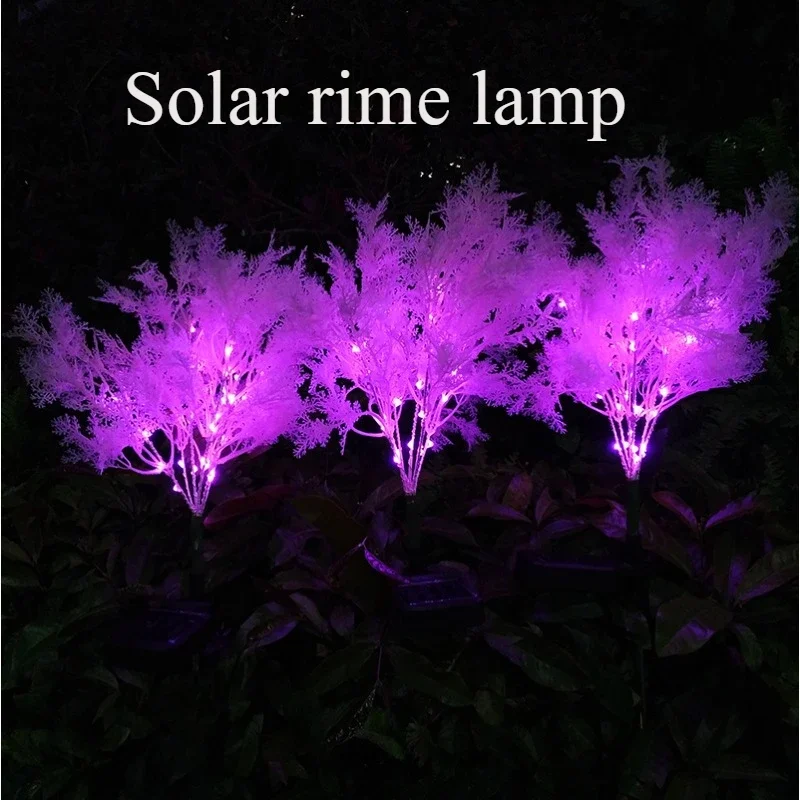 Waterproof Garden Lamp Light Solar LED Flower Rape Blossoms Beautiful Solar Light Gift Party Outdoor Decoration