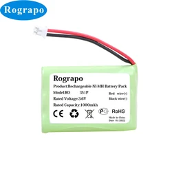 Nowy 3.6V 1000mAh akumulator NI-MH do Motorola MBP-33 MBP33S MBP36 MBP36S MBP36PU MBP43 MBP41 CB94-01A Baby Monitor baterii