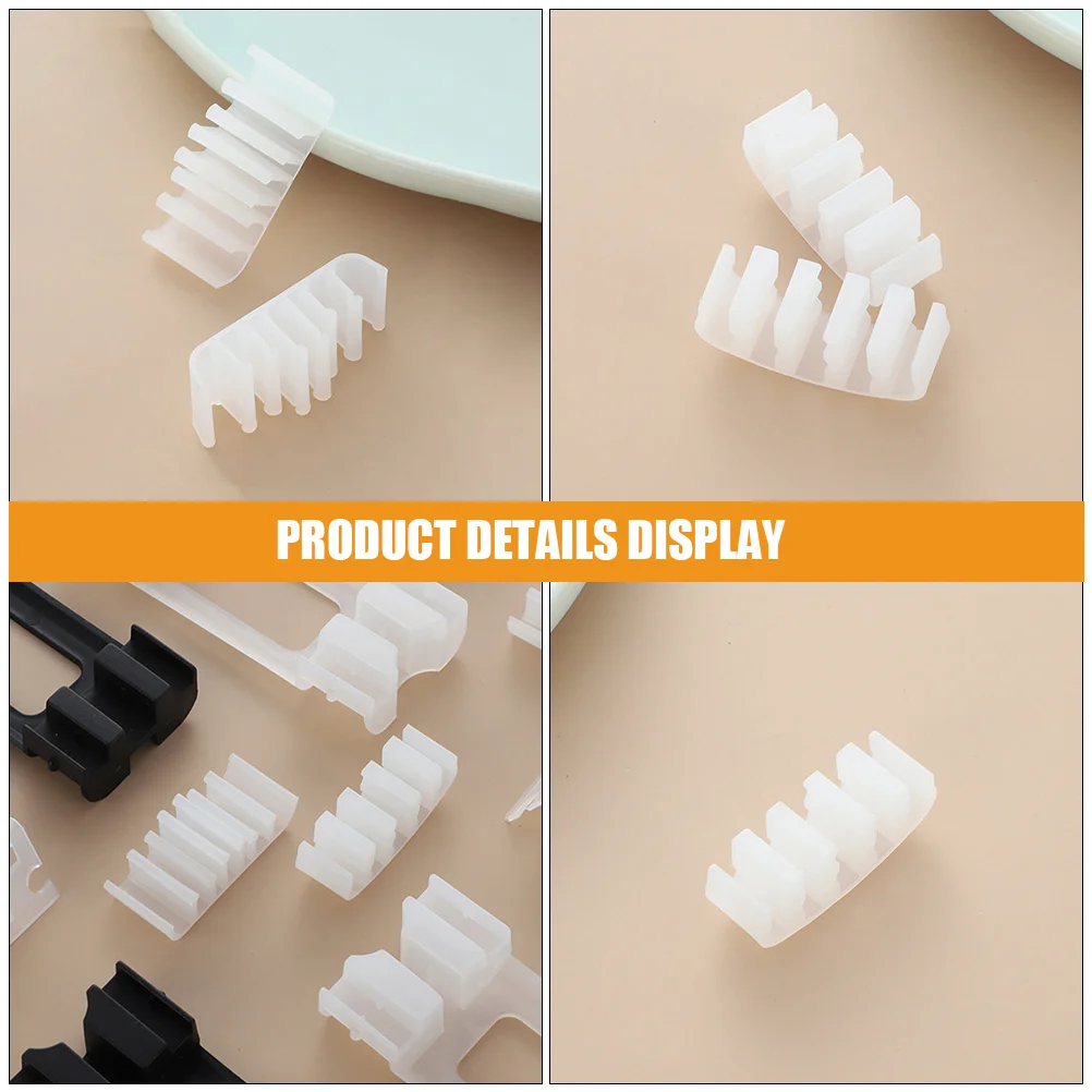 

100Pcs Detachable Card Slot Cutlery Box Type Plastic Card Slot Accessories Tableware Storage Organizer Parts