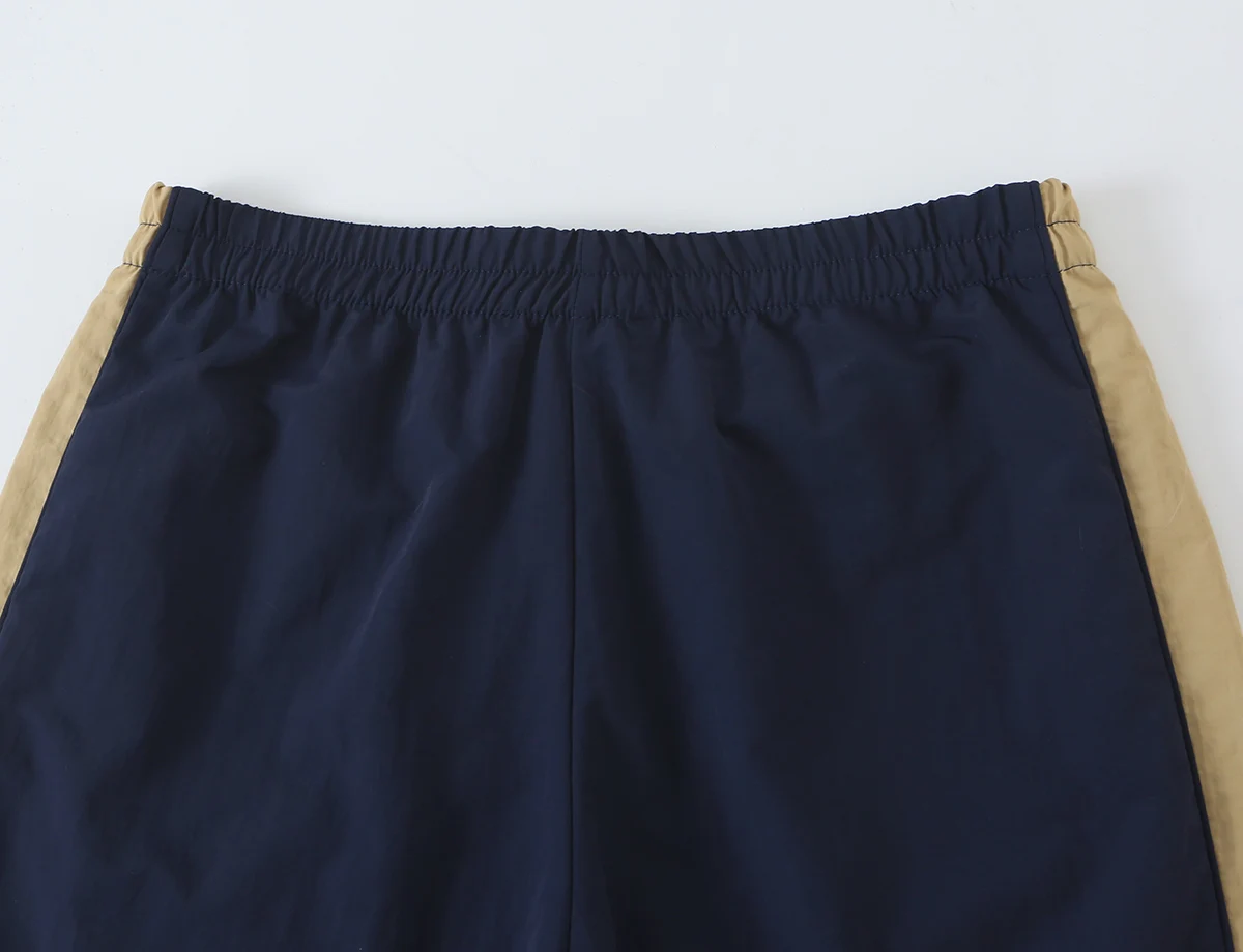 KONDALA Damen Trendiges High-Street Kontrast-Hosen-Set mit Reißverschlussjacke und Hose mit elastischem Bund, Frühherbst 2026, lässiges sportliches Damen-Set – Detail 24