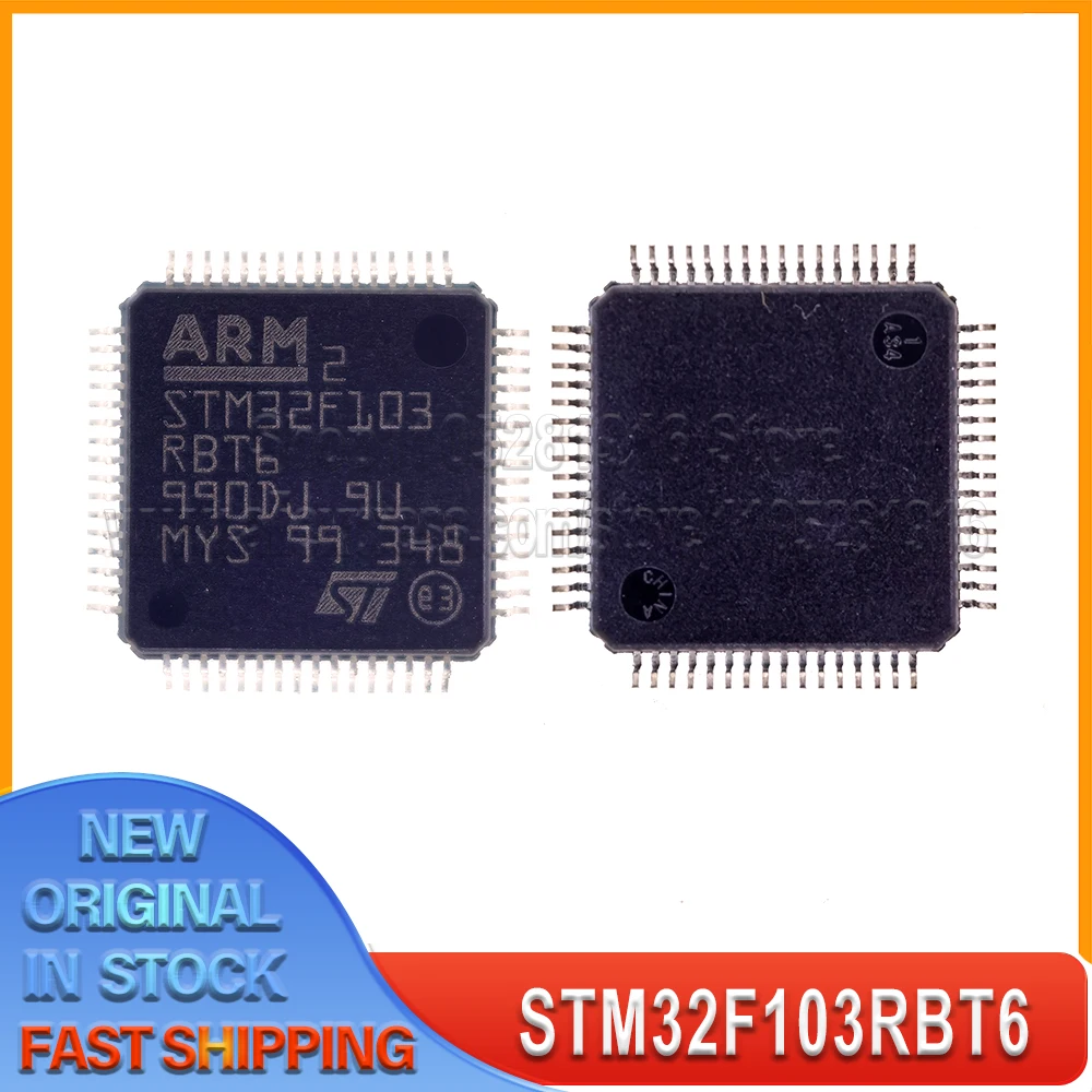 

1 ~ 20 шт./лот STM32F103RBT6 STM32F103 RBT6 QFP64 100% новый оригинальный точечный запас