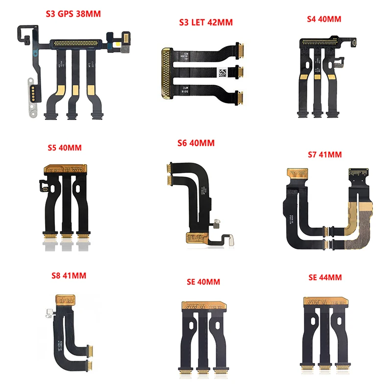 

LCD Touch Display Screen Motherboard Connector Flex Cable For Apple Watch Series 8 5 6 7 41/45/40/44 MM S3 LET GPS S5 S6 S7 SE