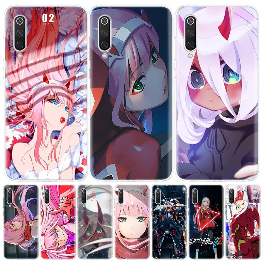 Zero Two Darling in the FraXX For Xiaomi Redmi Note 13 12 11S 11 10S 10 Pro Phone Case  11T 11E 9S 9 8T 8 7 Plus Fundas Cover Co