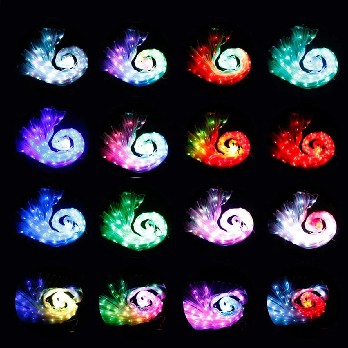 Rainbow Colorful Alas RGB Led Isis Wings Button Control Dancewear Stage LED Glowing Wing 28 Light Up Mode Luminous Dancing Wing