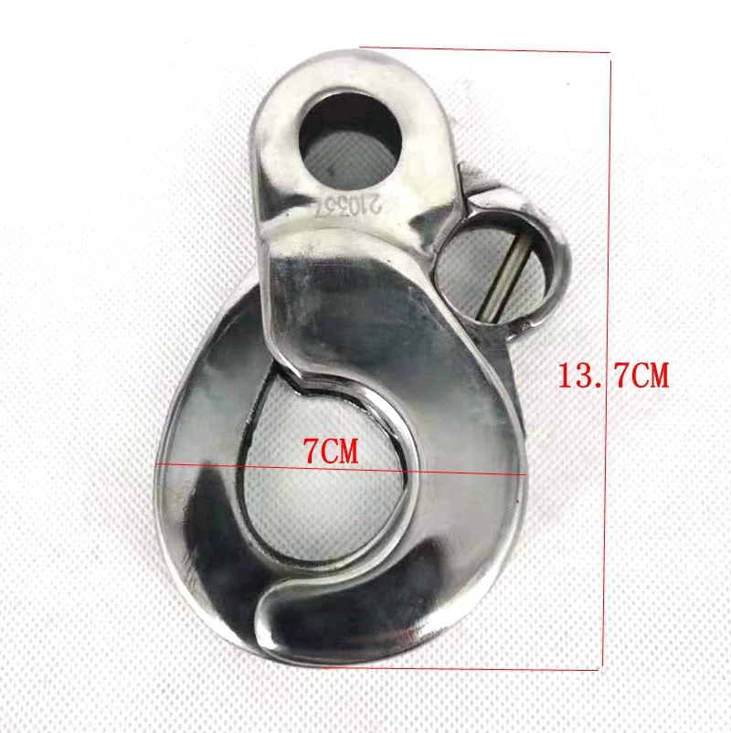 1PCS Lifeboat Head Cable Stainless Steel Release Hook Fast Release Switch