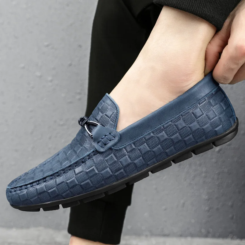 

Size 36-46 Mens Loafers New Fashion Walking Shoes New Comfy Man Drive Flats Classic Original Style Men Casual Shoes Moccasins