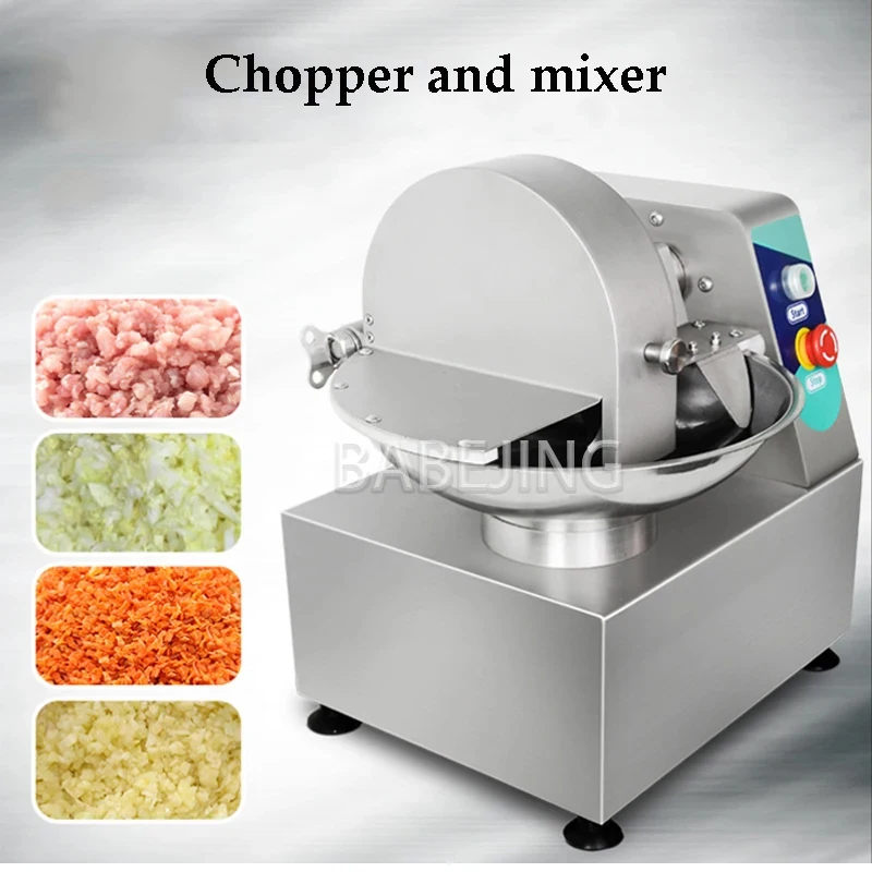 

BABEJING Многофункциональная пищевая мясорубка Коммерческий промышленный миксер для свежего мяса чеснока для домашнего использования