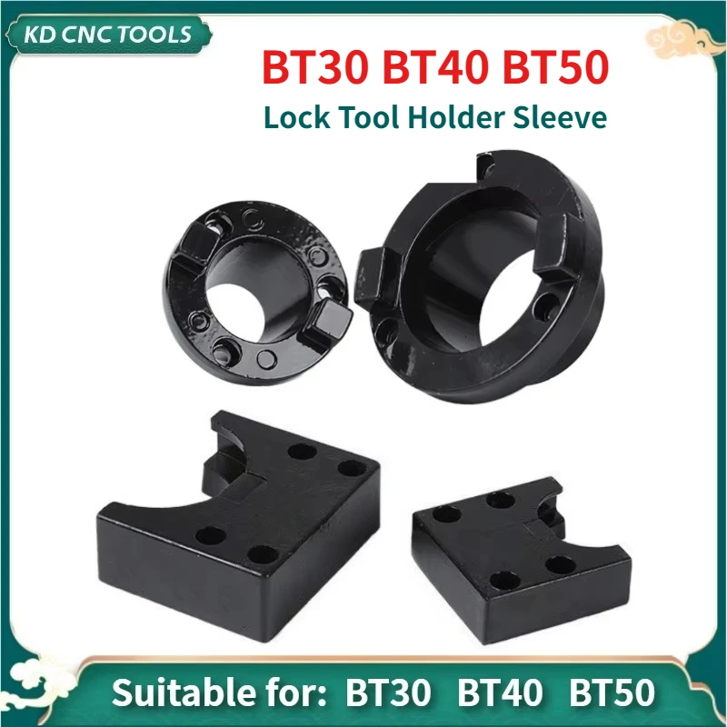 BT30 BT40 BT50 Lock Tool Holder Tool Sleeve Round Square Disassembly Tool Holder Machining Center Horizontal & Vertical Dual-use