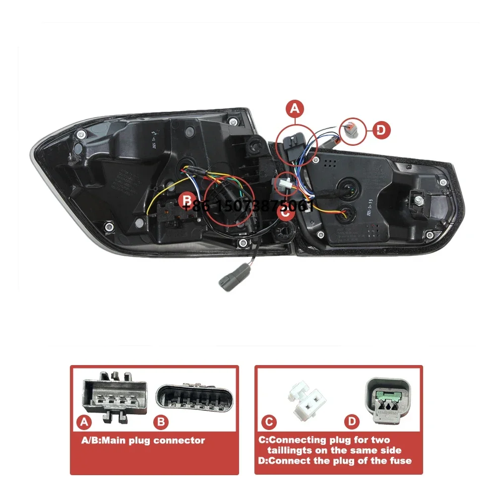 F30 Tail Light Automotive Part Light Emitting Diode Retrofit Tail Emitting Diode Tail Light F35 2013-2019