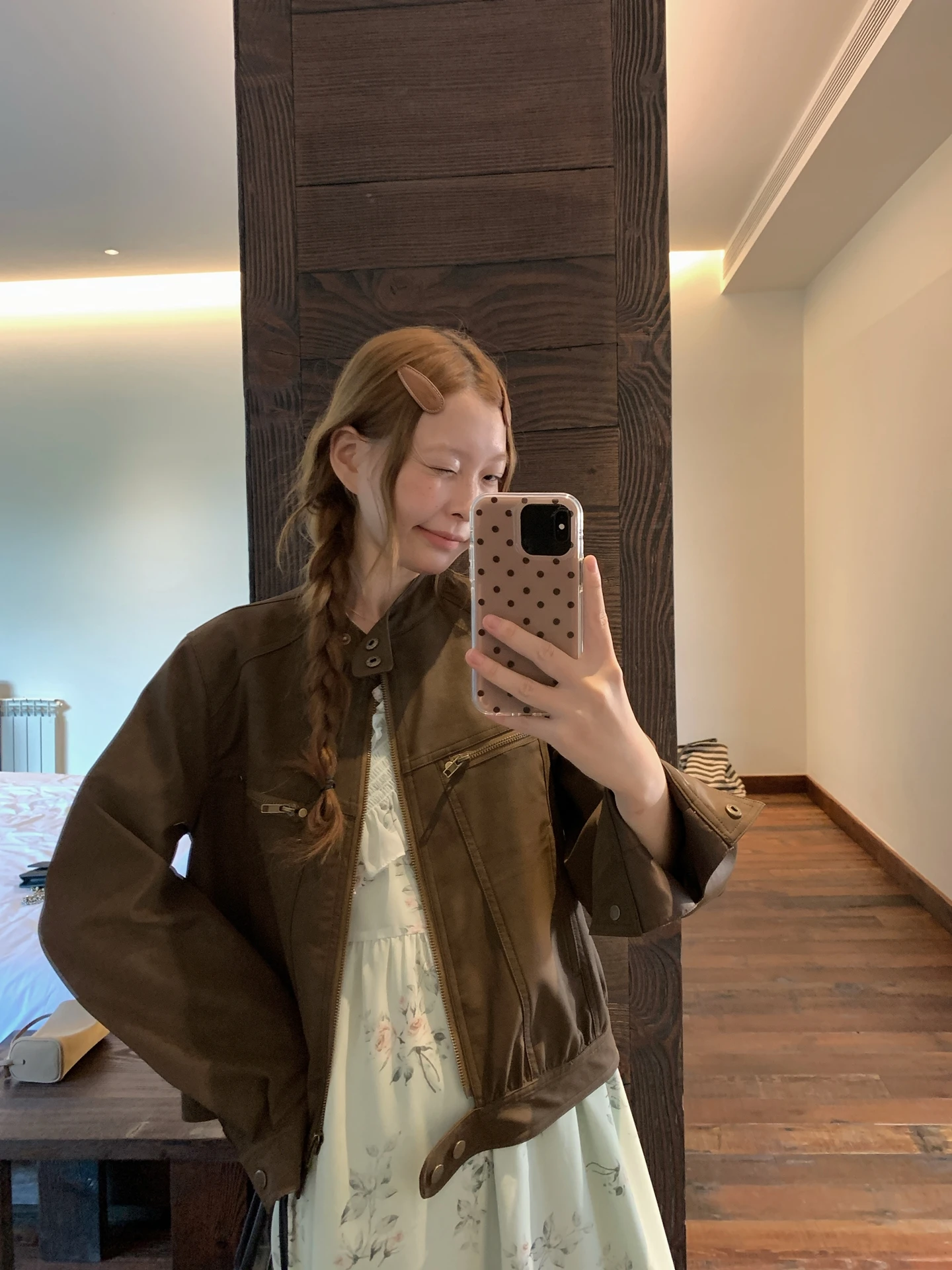 جاكيت نسائي جديد بتصميم أمريكي كلاسيكي للعمل من Heygirl، جاكيت طيران متنوع الألوان، معطف قصير من البولي يوريثان بقصة مستقيمة للخريف.