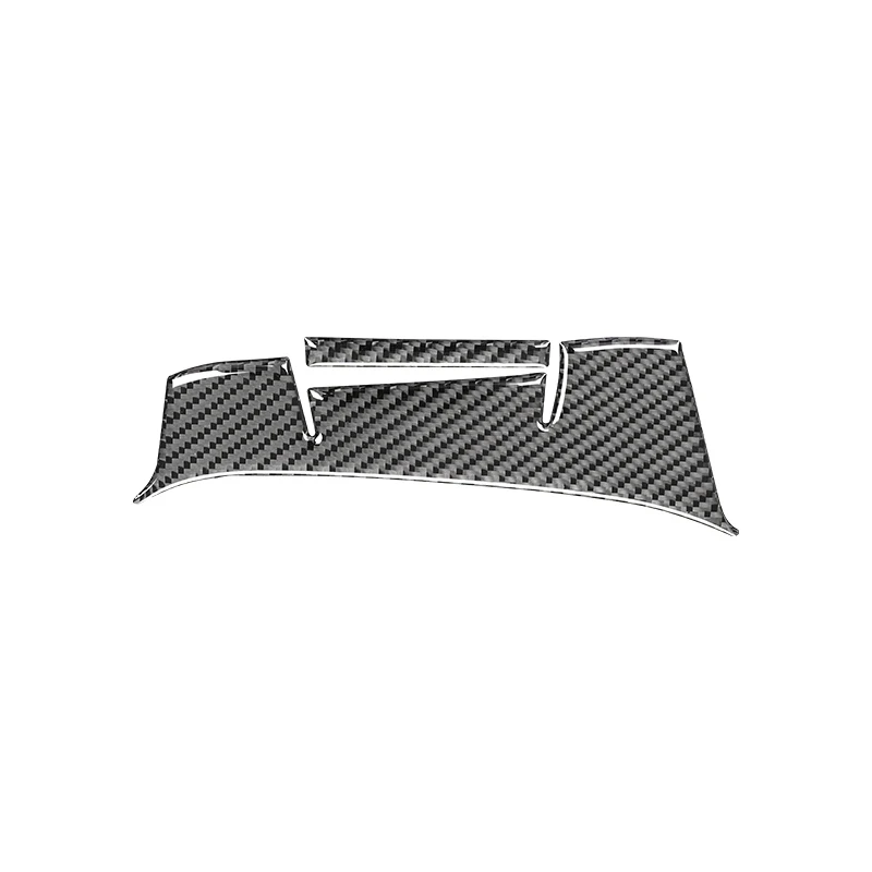 For Dodge Challenger 2008-2014 Car Accessories Carbon Fiber Center Armrest Box Handle Panel Trim Cover Sticker