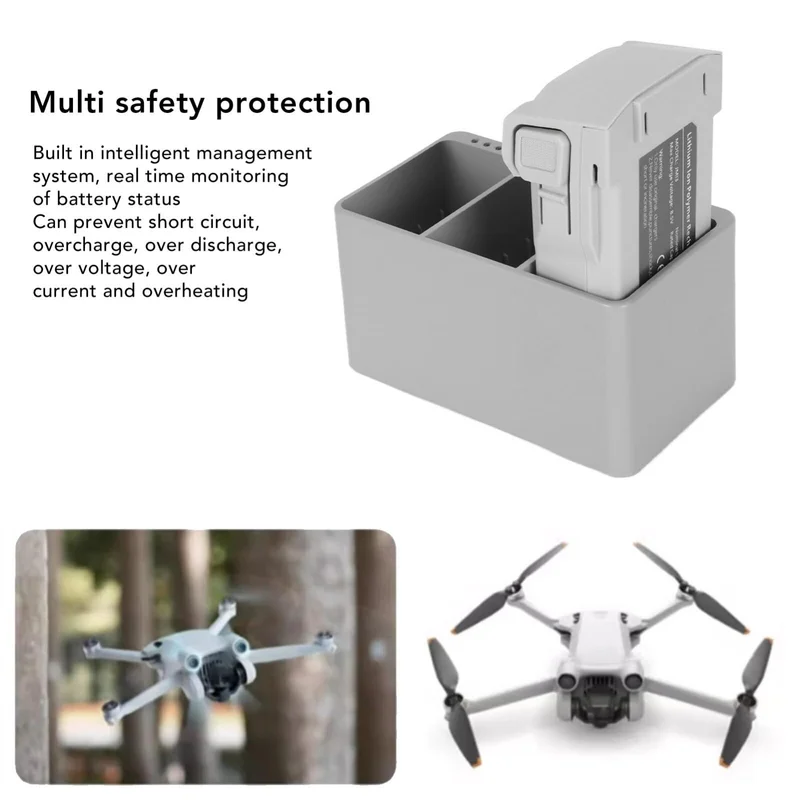 Brand new flight battery(2 Bag)Applicable to Dajiang + Charging hub Mini 3,Mini 3 Pro Uav