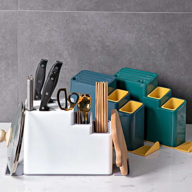 

Home Plastic Drain Chopstick kitchen pot lid storage rack Vegetable cutting board Simple Multifunctional Kitchen Accessories