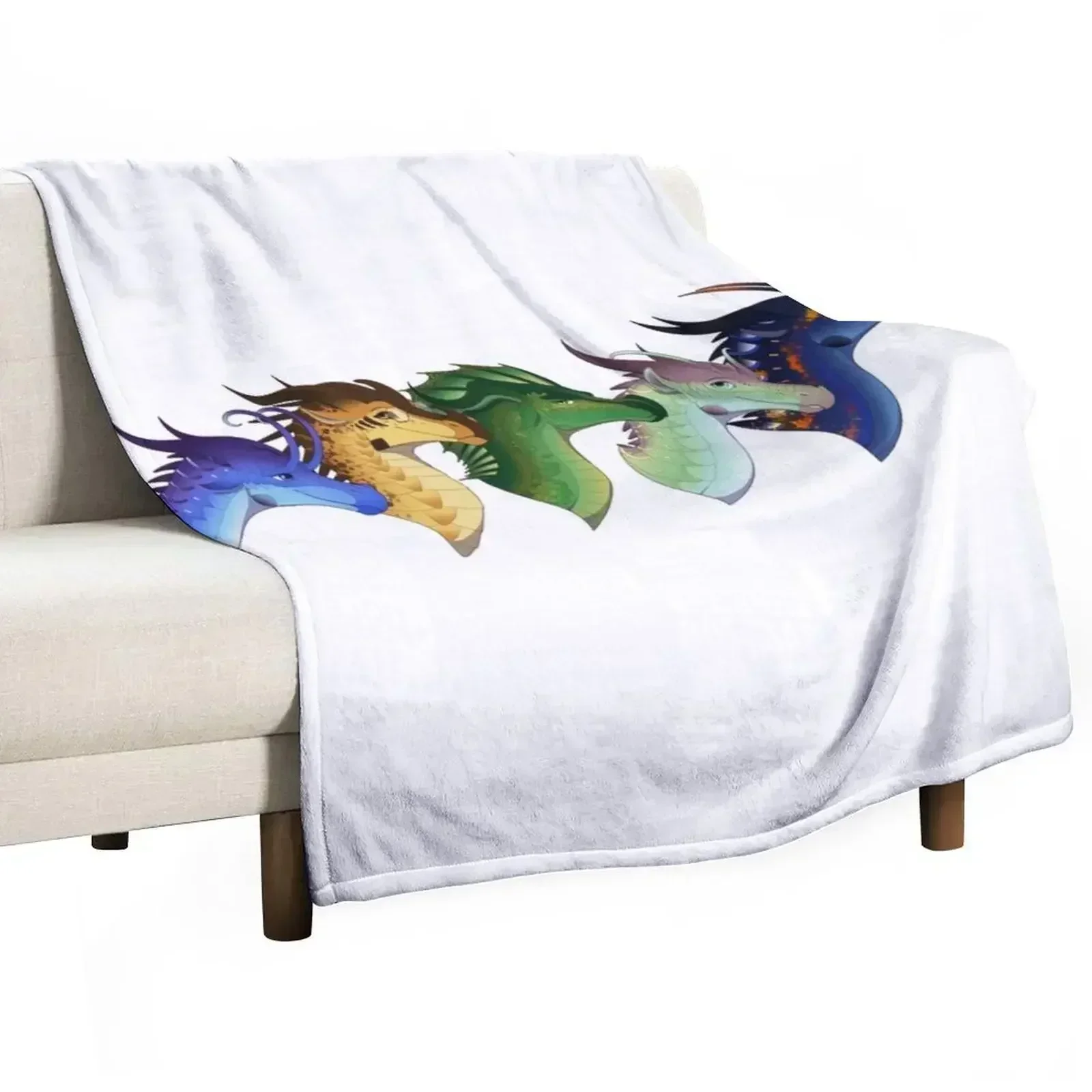 Wings of Fire - Lost Continent Throw Blanket Decorative Throw anime Loose Luxury Brand Plaid on the sofa cosplay anime Blankets