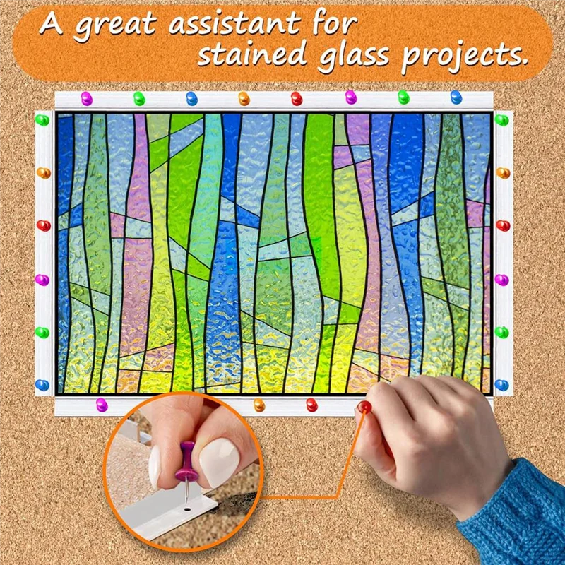 

ABGH-4PCS витражи размером 12 x 12 дюймов, термостойкие витражи толщиной 1/2 дюйма, рабочая поверхность, принадлежности для защиты стола