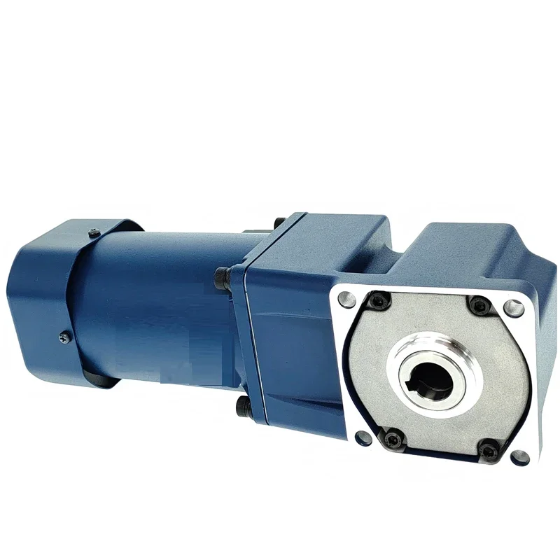 2026Single Phase Right Angle Hollow Shaft Solid Shaft Speed Control Micro AC Gear Motor for Conveyor 90w 120w 180w 200w 250w